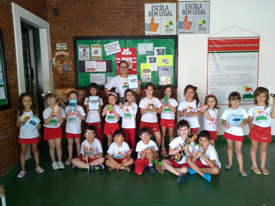 Prevenção é a Solução O Projeto Pedagógico desta semana focou na prevenção contra a Dengue. Através de atividades lúdicas os alunos foram orientados a combater o mosquito Aedes Aegypti.